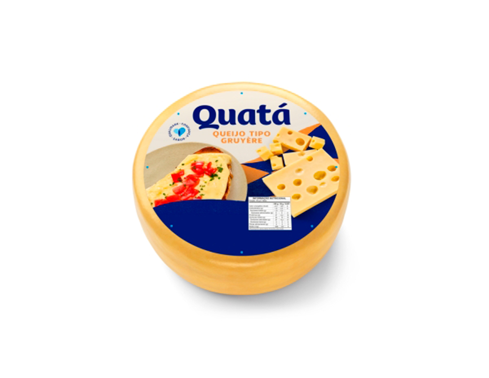 QUEIJO GRUYÉRE QUATÁ (PÇ 12 KG)